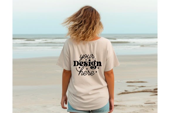 Back Natural Bella Canvas 3001 Mockup135