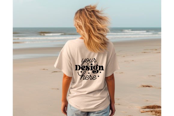 Back Natural Bella Canvas 3001 Mockup139