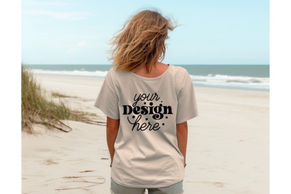 Back Natural Bella Canvas 3001 Mockup149