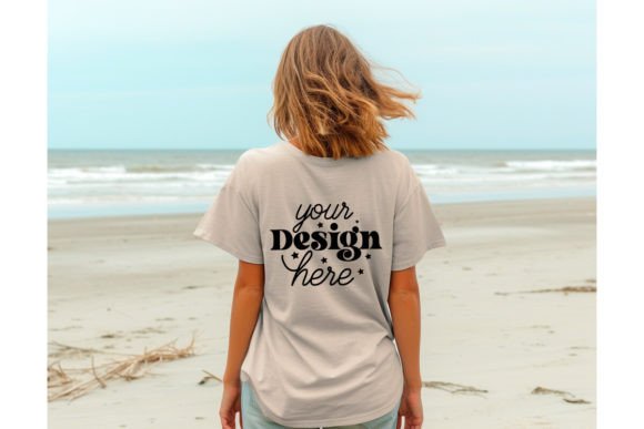 Back Natural Bella Canvas 3001 Mockup150