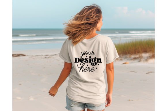 Back Natural Bella Canvas 3001 Mockup159