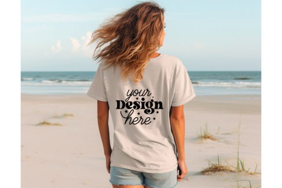 Back Natural Bella Canvas 3001 Mockup162