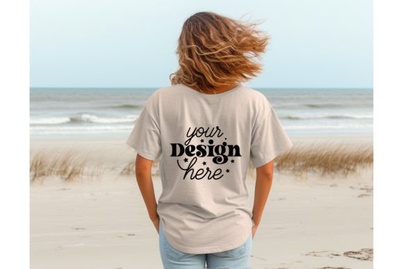 Back Natural Bella Canvas 3001 Mockup179