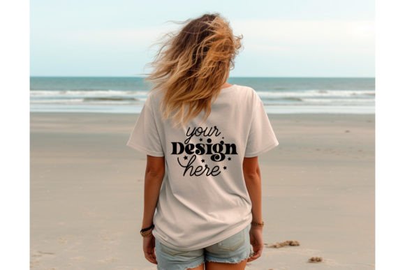Back Natural Bella Canvas 3001 Mockup200