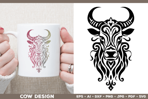 Cow T-shirt Design: Graphics and Crafts with a Whimsical Twist