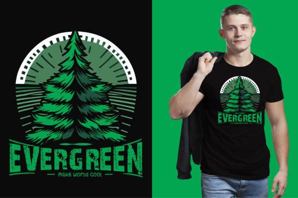 Evergreen T Shirt Design Print: Graphics That Transcend Seasons