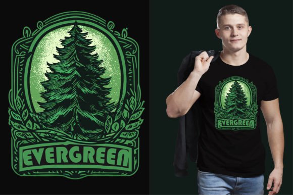 Evergreen World T Shirt Graphics and T-Shirt Designs