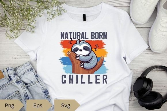 Natural Born Chiller Vintage T-Shirt Graphics