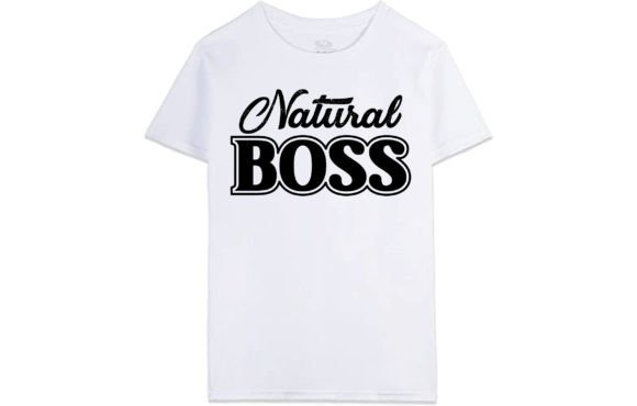 Natural Boss T-Shirt Design: Graphics and Print Templates